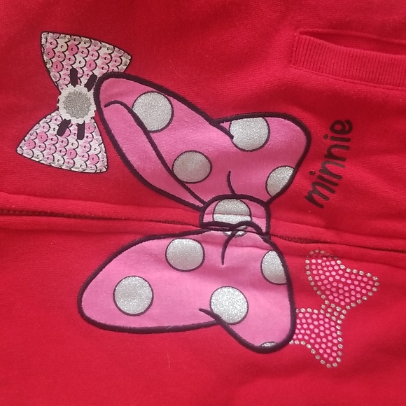 5/6 red Minnie Mouse lightweight jacket. - Picture 6 of 8